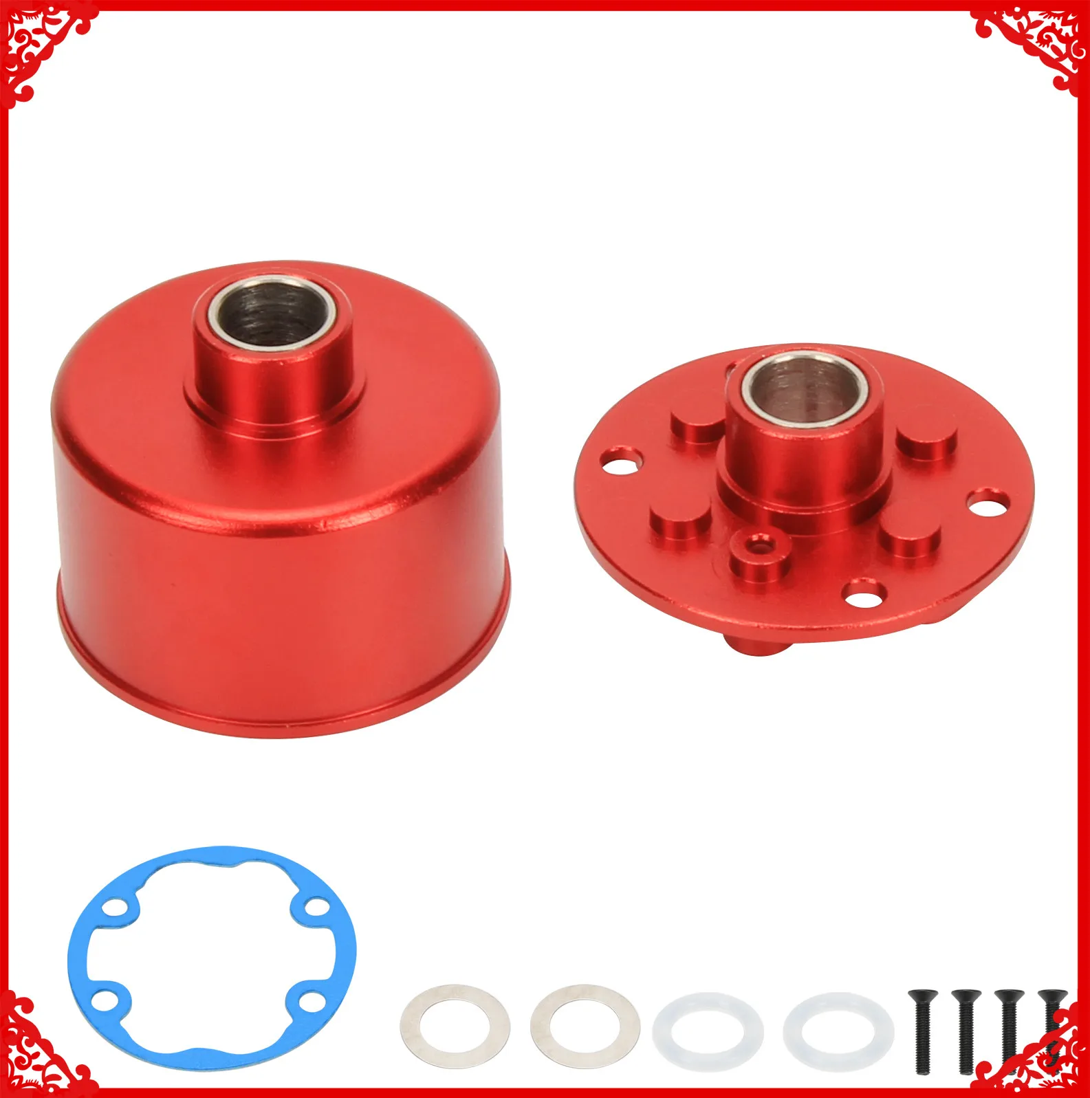 

Aluminum alloy Diff case set for 1/10 ARRMA 3s&Mega550 Typhon Infraction Big RockV3 Vorteks Granite Senton Vendetta 4s Kraton