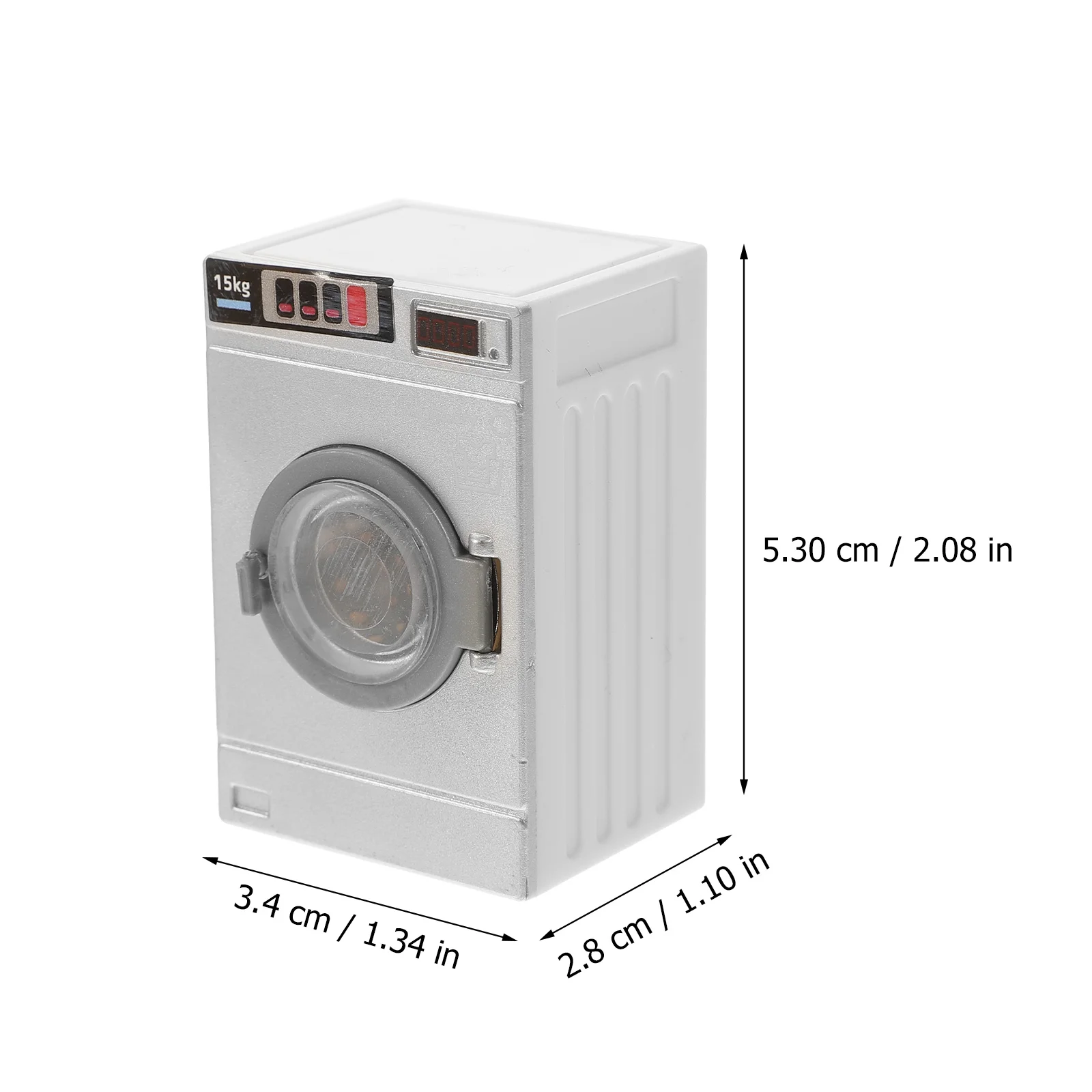 House Washing Machine Mini Prop Accessory Washer Model Bedroom Decoration Plastic Office for Women Desk