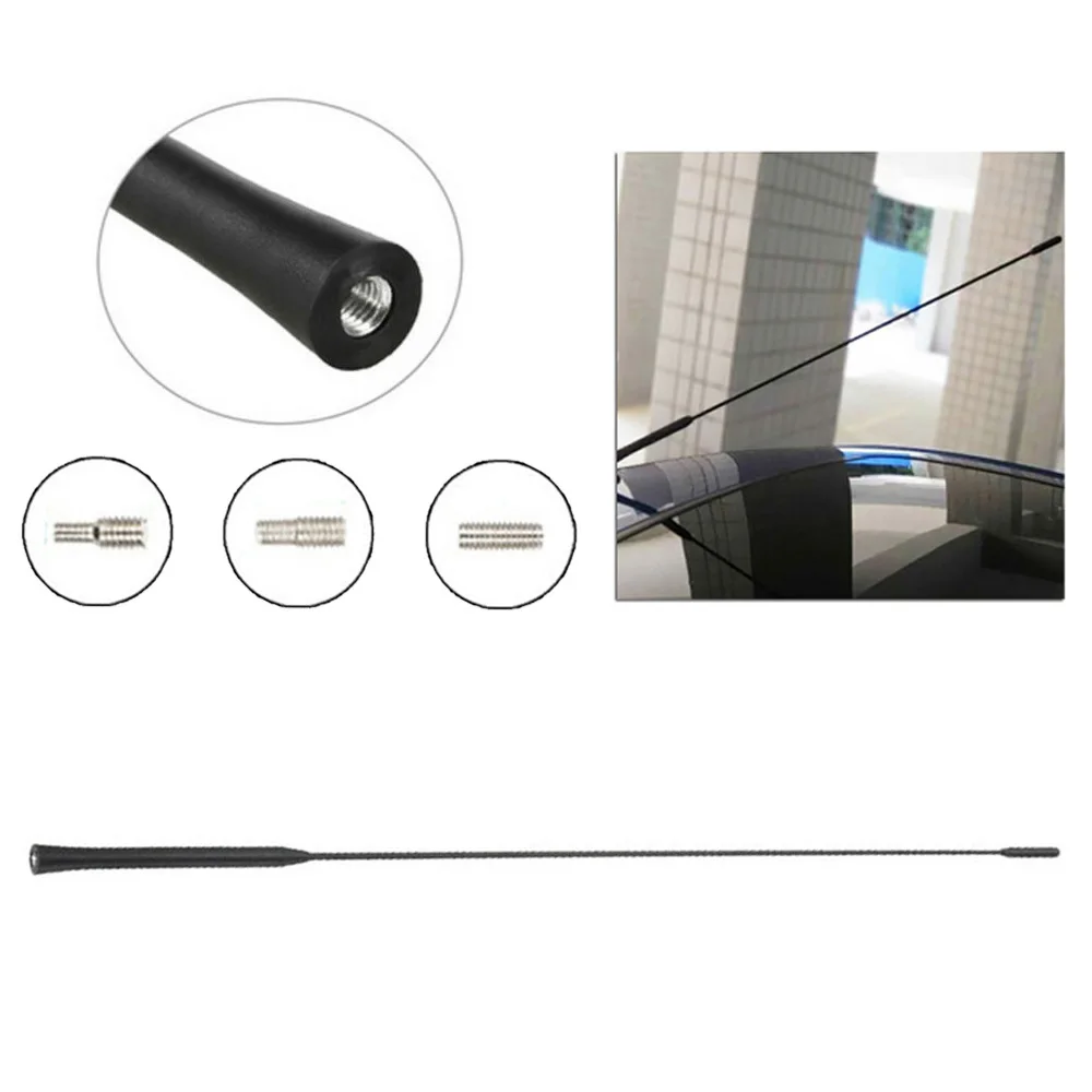 55cm Cars Antenna Aerial Roof AM/FM Car Stereo Radio For Ford Focus 2000 01 02 03 04 05 06 07 New Antenna Black Aerials