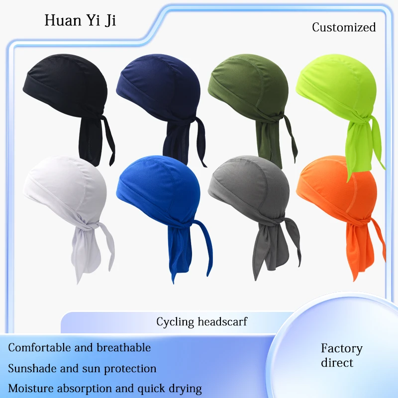 UV resistant Bicycle Headscarf Hygroscopic Cycling Headscarf Sporty Pirate headscarf Customized