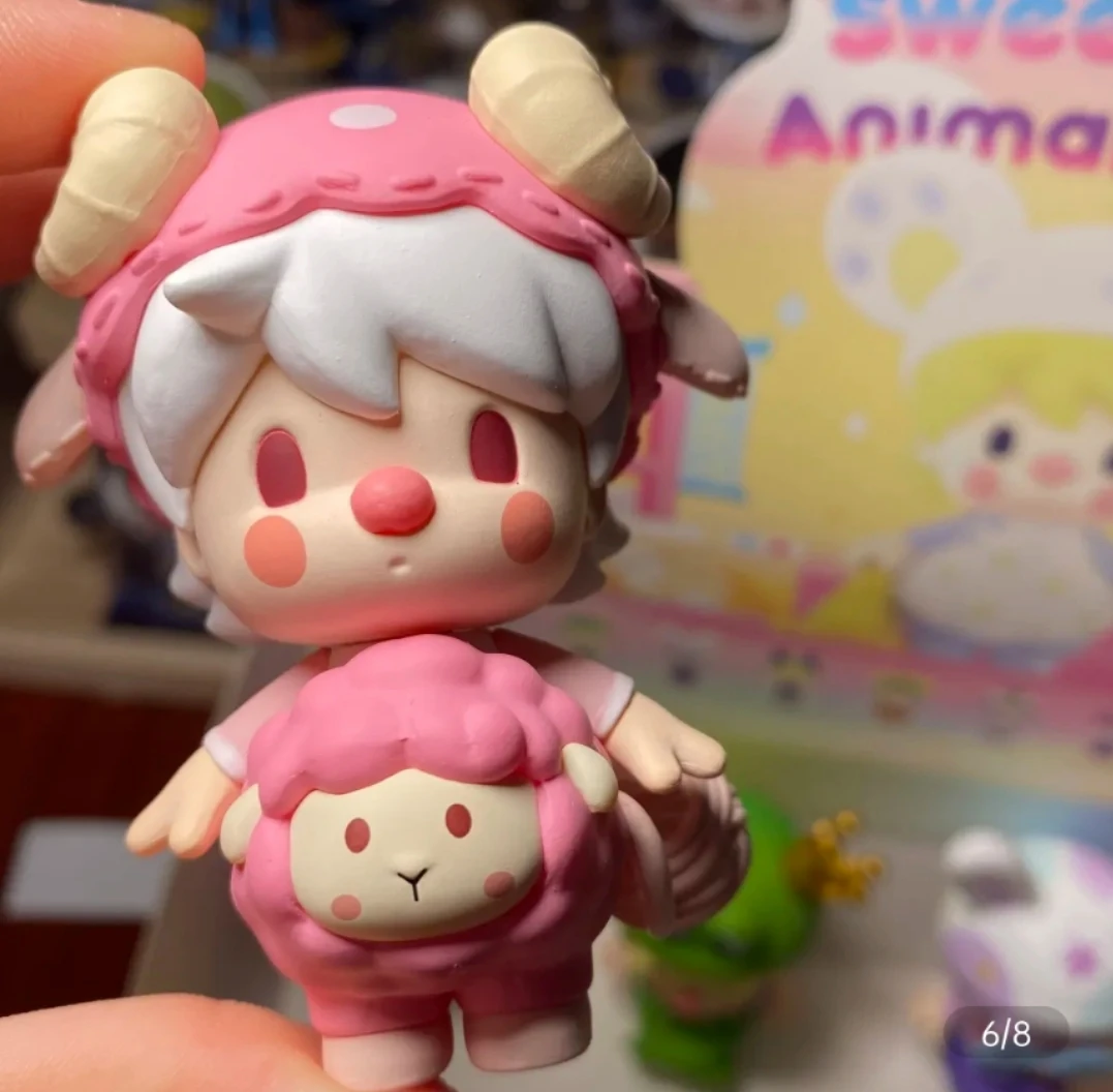 Il modello originale di giocattoli per scatole cieche serie Animal Baby conferma la scatola a sorpresa regalo con Figure di Anime carine in stile