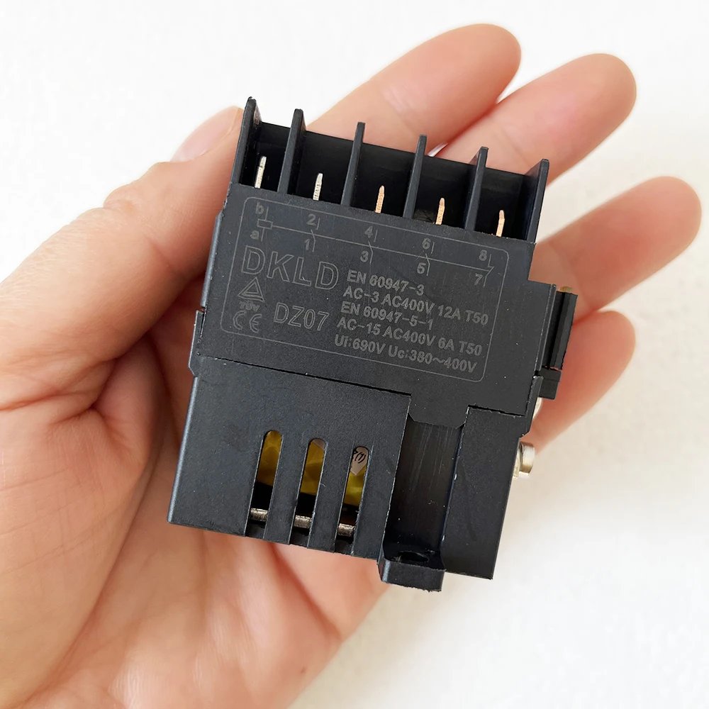 DZ07 DKLD 400V Electromagnetic Relay 4 NO 10Pins 12A 6A T50