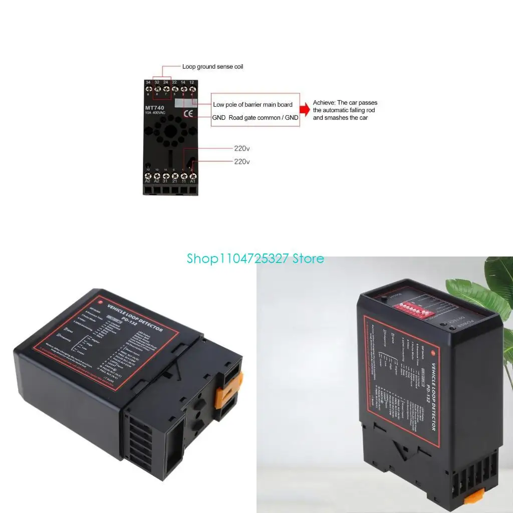 

D8KF PD132 Single Channel Inductive Vehicle Car Park Barrier Loop Exit Safety