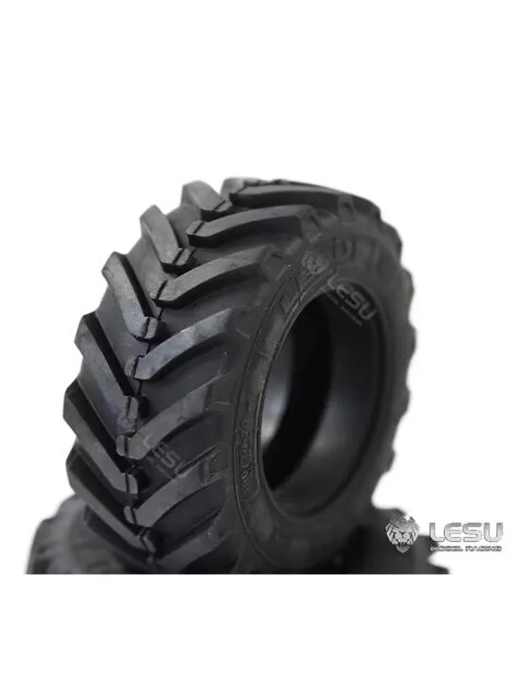 

LESU RC Truck Model Tires Front And Rear Large Tires High Quality Rubber Tyres Model For LESU Backhoe Model