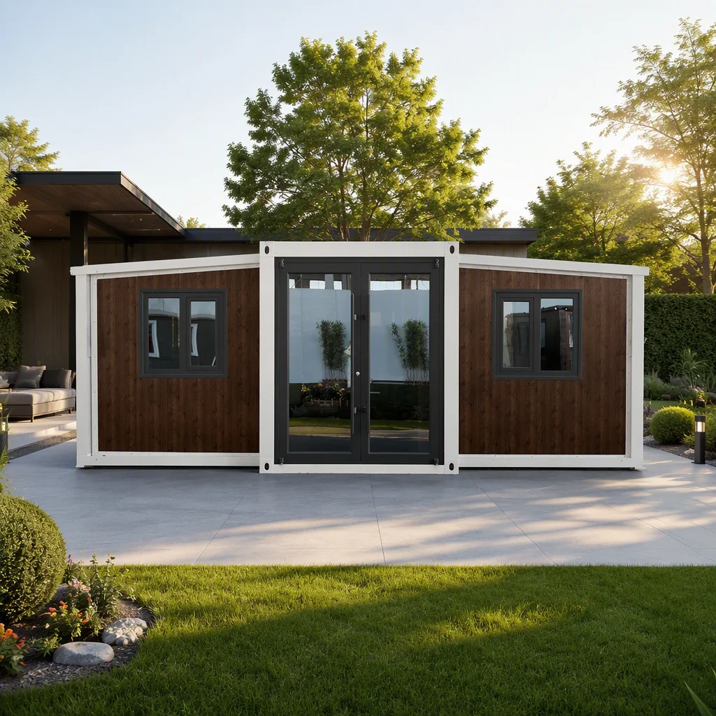 Expandable Folding Modern Container House Prefabricated Modular Tiny Home Portable Mobile House Cabin Office Building Bedroom