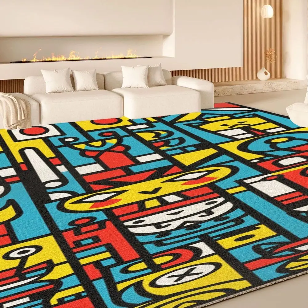 

VIKAMA Plush Loop - Pile Material High - quality Mat for Living Room and Bedside, Full of Elasticity, Mold - proof and Antibacte
