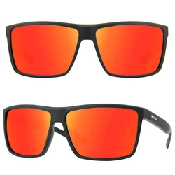 MAXJULI-gafas de sol polarizadas para hombre y mujer, lentes de sol grandes con cabeza grande, protección UV 400, para pesca, 8125