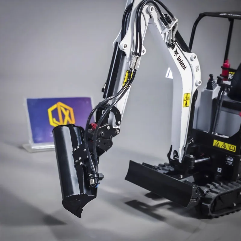 NEW JX-E20 Upgrade Accessories-JXmodel Micro Excavator Quick Release Electric Grip Ditch Cleaning Bucket Rammer