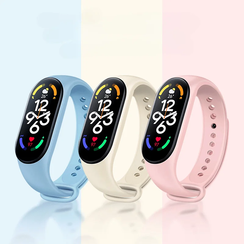 Bracelet en silicone étanche pour Xiaomi Mi Band 8-8, ceinture de sport NDavid, bracelet mield8, bracelet intelligent, accessoires de bracelet de montre