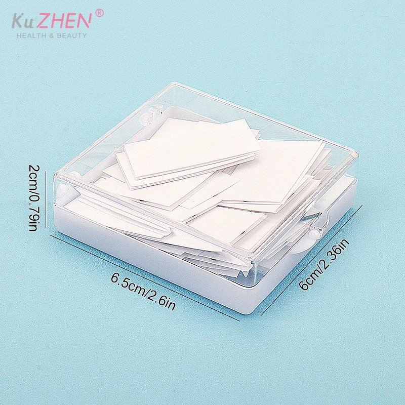 40個入り 自己粘着まつげテープ 防水まつげ接着剤ストリップ まつげクラスター用 自己粘着まつげパッド交換用