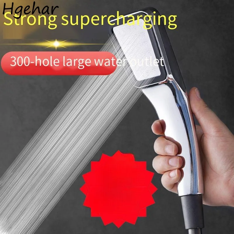 Pressurized Shower Head Bathroom Accessories Household Universal Portable Duchas Para Baño Rain Faucet Home Innovative Washroom