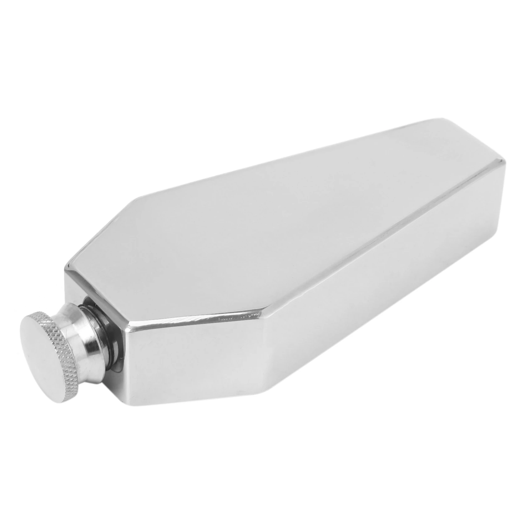 AT05-3X Mini Hip Flask 100ML Personalized Coffin Shape Stainless Steel Portable Flagon Travel Wine Pot