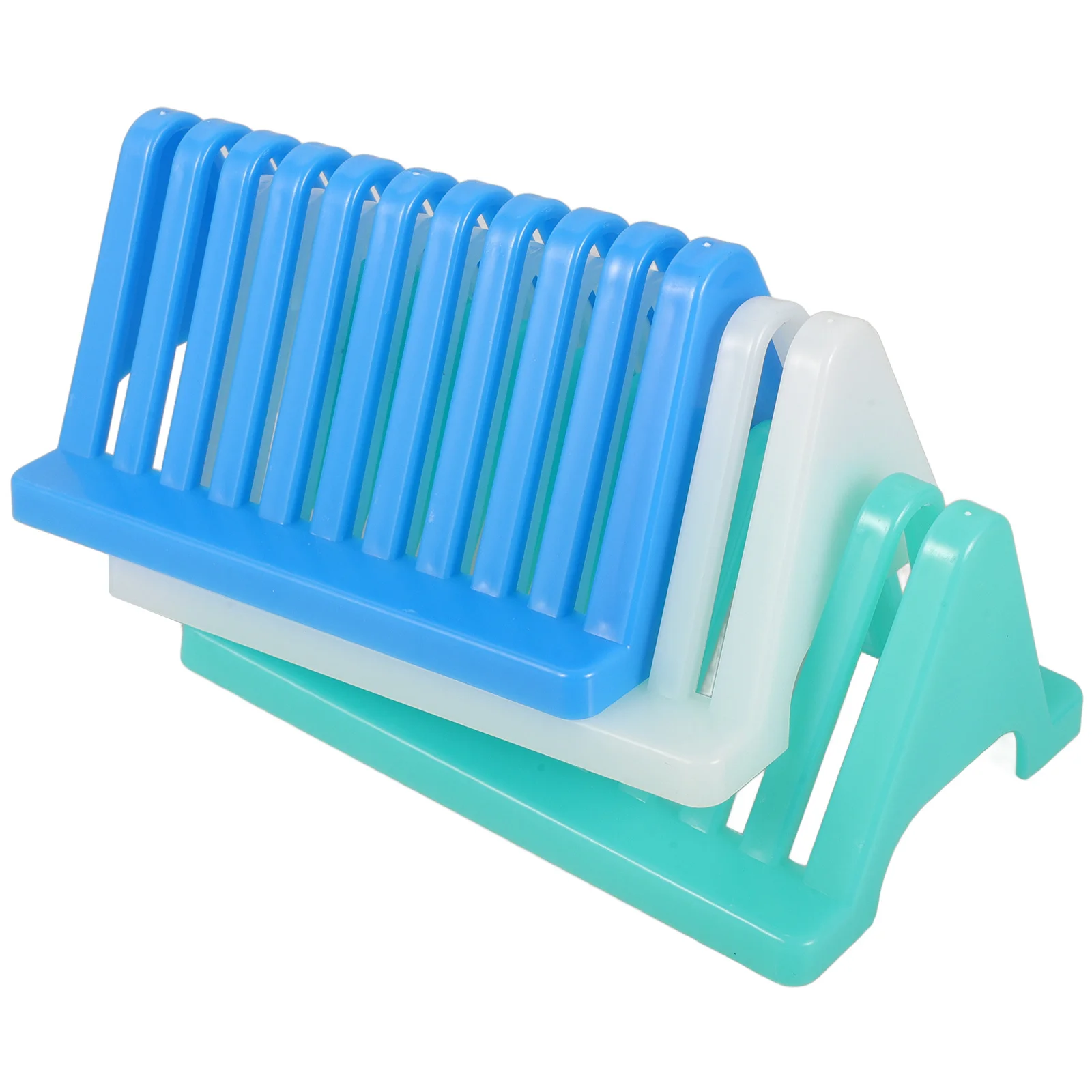 

3Pcs Triangular Microscope Slides Holder Laboratory Glass Slide Drying Rack Durable Storage Organizer Microscope Slides Holder