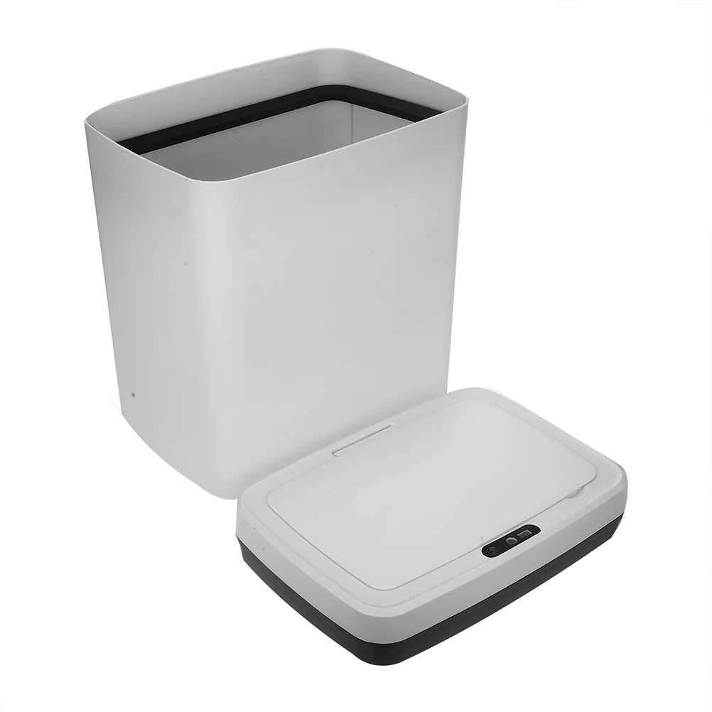 

Smart Trash Can Automatic Induction Dustbin Non Contact Toilet Garbage Bin Fast Open 0.3s Sensor Kitchen Bedroom Living Room