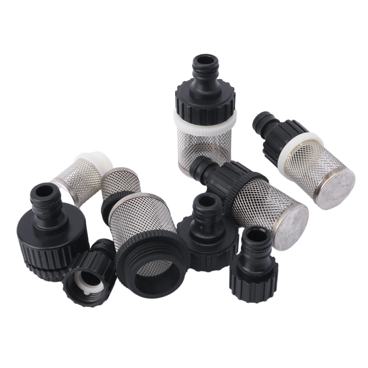 16 مللي متر خرطوم مدخل تصفية حديقة خرطوم الري موصل سريع مع مرشح نظام الري تصفية اقتران مرشح مضخة المياه