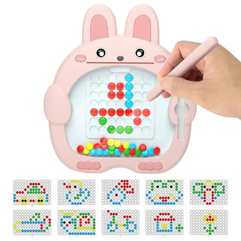 Magnetic Drawing Board Bunny Shape Kids Magnet Art Board Safe And Harmless Montessori Toy Christmas For New Year Birthday Gift