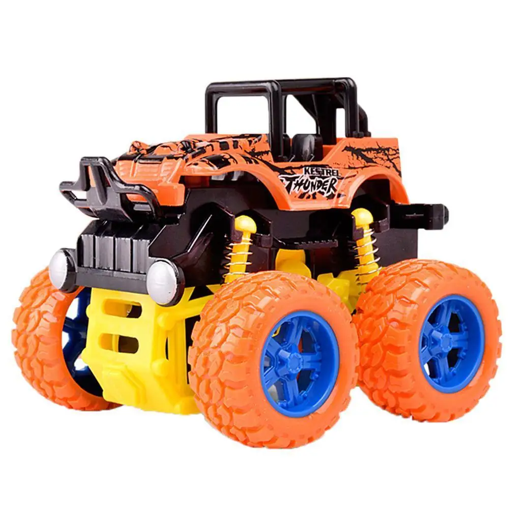 Inertia Car Toys with Oversize Wheels Monster Truck Model for Kids Imagination Learning Activity