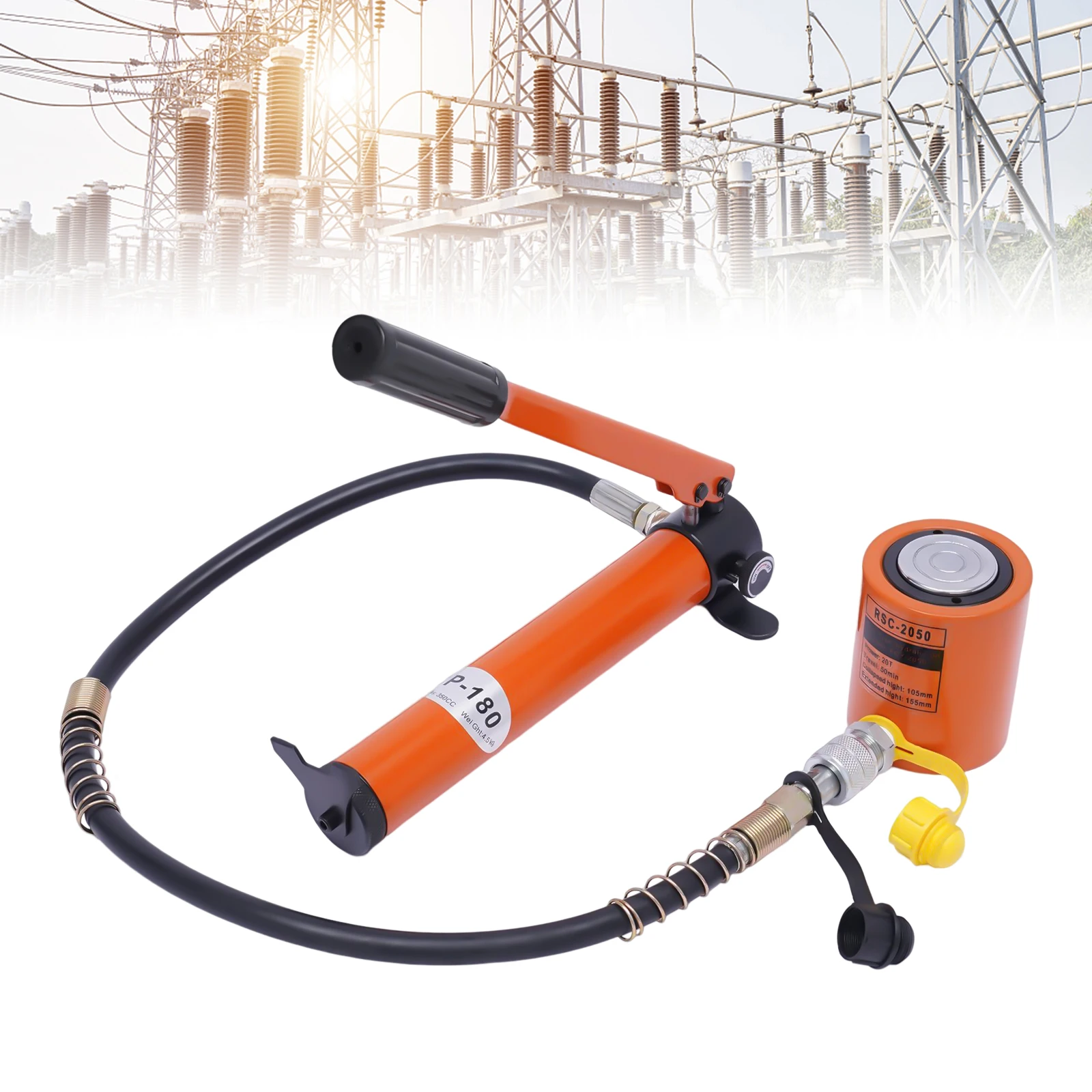 20T Hydraulic Cylinder Jack Porta Power Ram, 0.512