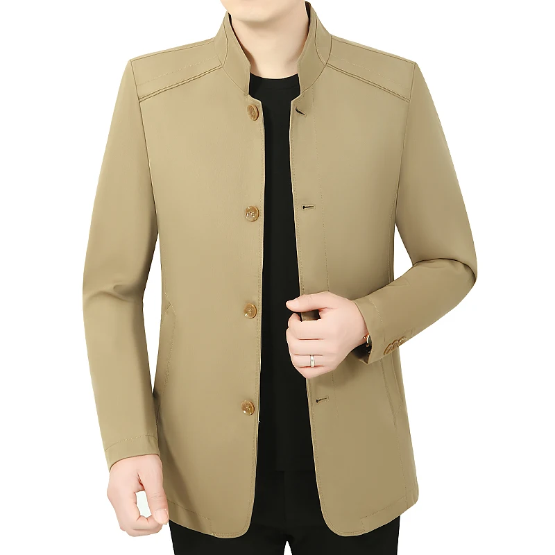 

Main Push Explosive New Loose Business All-matching Jacket Comfortable Fashion Lapel Handsome Formal Men's Solid Color Clothing