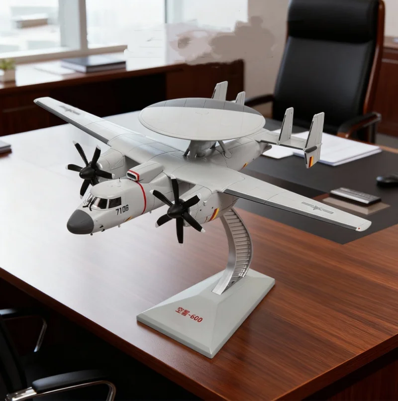 1/72 Scale aircraft KJ600 Chinese Navy Airplane Model Metal Classic Finished Static Collection Ornament Gift (including base)