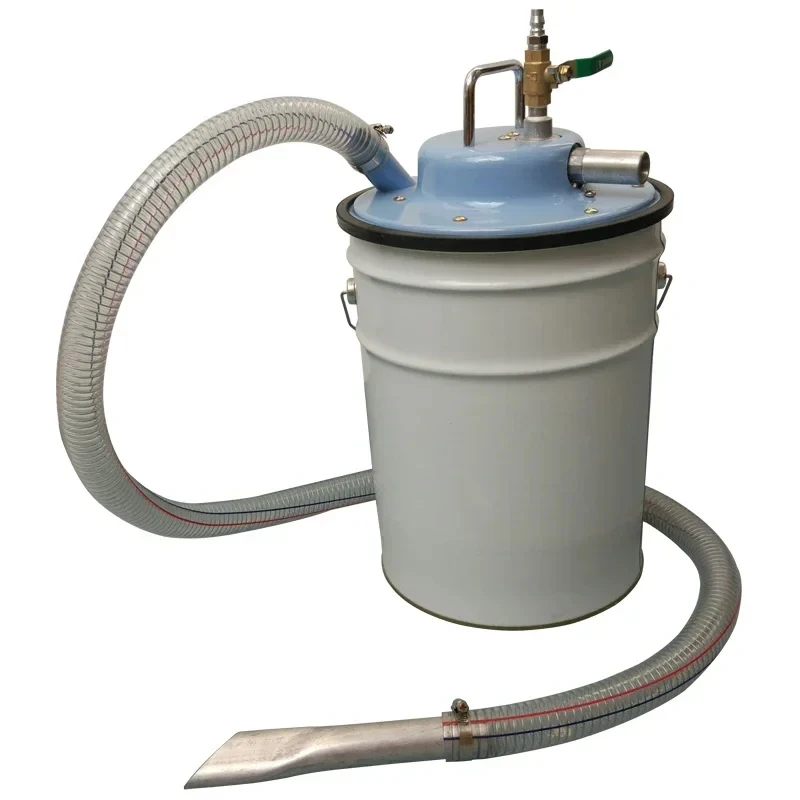 Pneumatic Vacuum Cleaner Industrial Removal Cleaning Strong Cyclone Dust Collection Bucket Rack