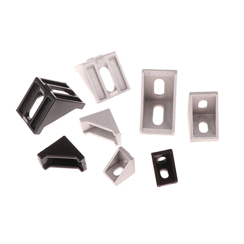 10Pcs Corner Fitting Angle Aluminum Connector Bracket Fastener 2020 2028 2430 3040 4040 For Aluminium Profile