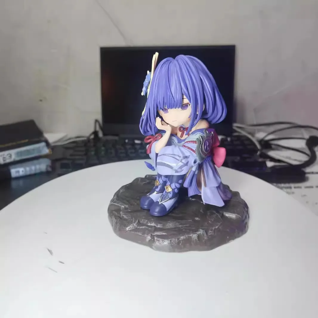 Raiden Shogun Genshin Impact Figure Q Version Anime Model Statue Desk Decor Cool Toy for Collection