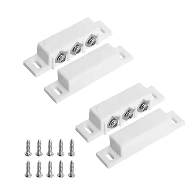 【ELEVATE LIFE】For Enhanced Home Safety 10Pcs Magnetic Reed Switch Door Window Security Alarm System Normally Nc Closed(NO) Conta