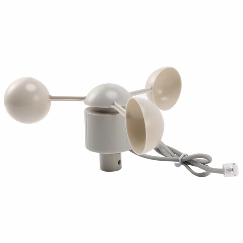 【Горячая】5X WH-SP-WS01 анемометр, прибор для измерения скорости ветра, датчик скорости ветра, аксессуары для метеорологических инструментов