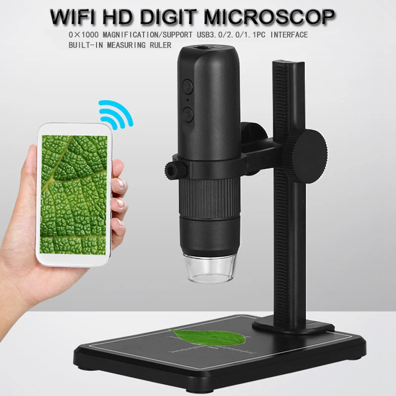 

2MP 1080P 50-1000X Continous Focal WIFI Digital Microscope CMOS Borescope Handheld Endoscope Inspection Otoscope Camera