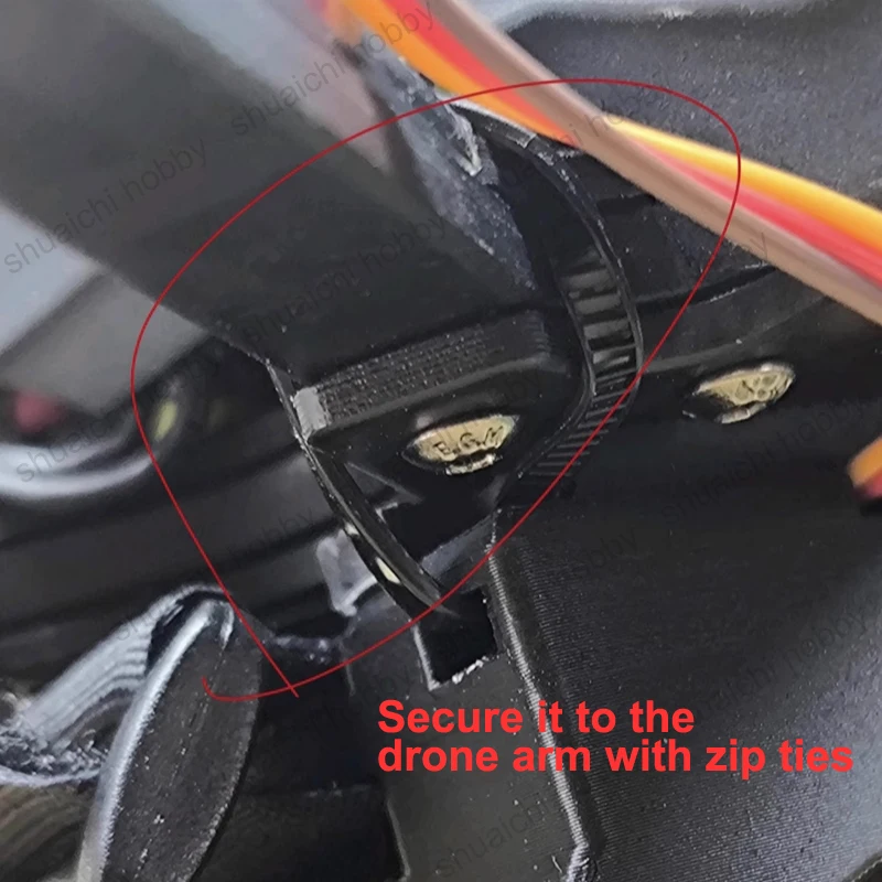 1 Uds FPV Drone ahumado encendedor cuentagotas 9-30V 360 grados de rotación Servo lanzador PLA 3D impreso carcasa exterior para sistema Airdrop