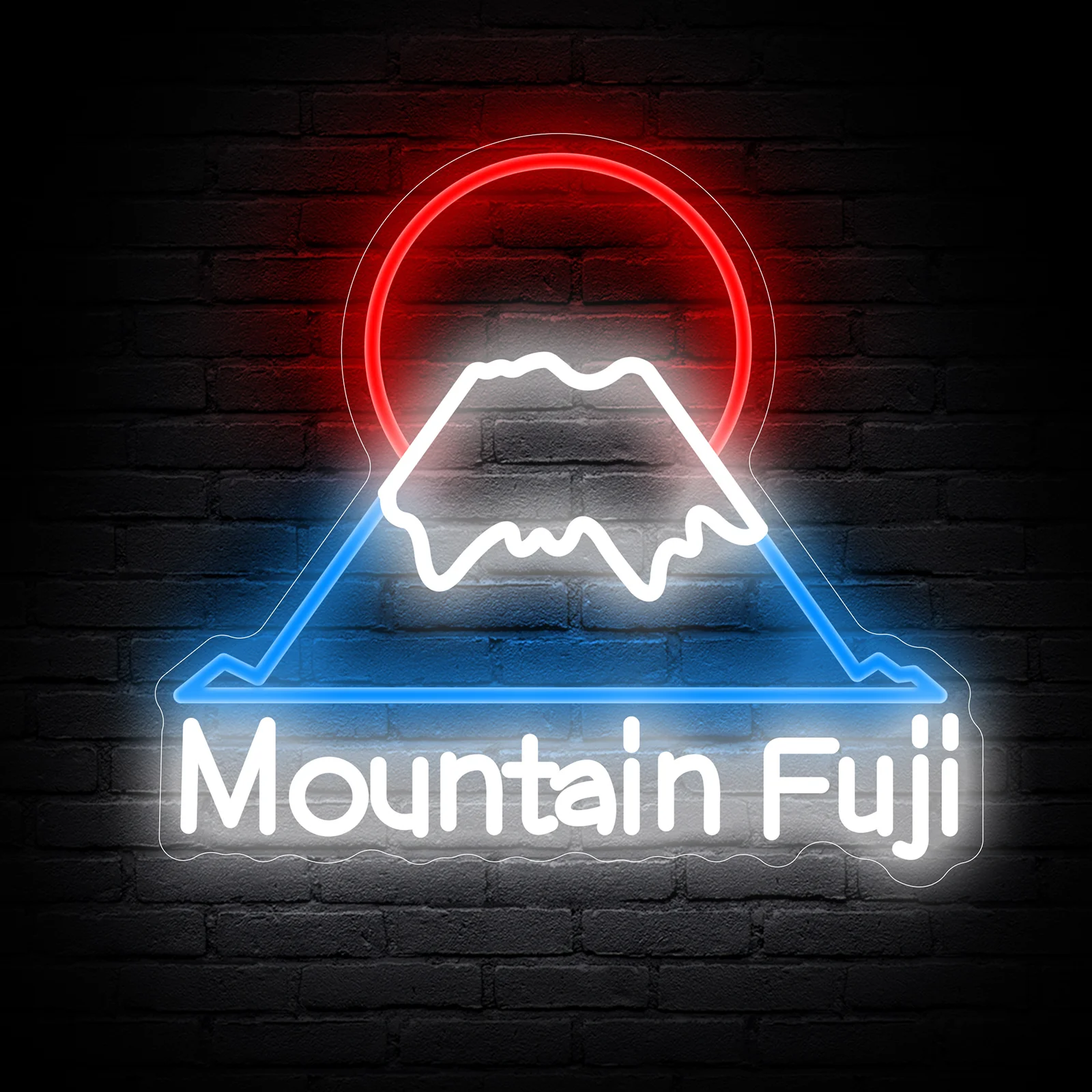 

Mountain Fuji Neon Sign LED Neon Light Wall Decor Dimmable for Home Japanese Bar Club Reaturant Coffee Bar Party Decor Gift