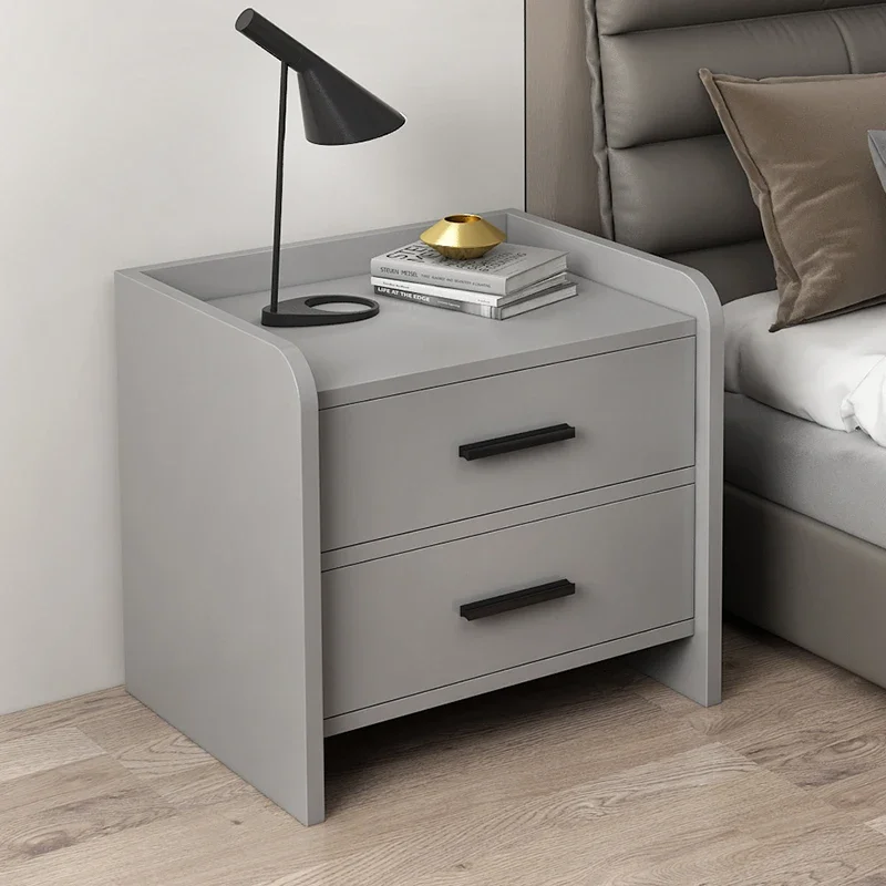 

Modern Nordic Bedside Table Luxury Unique Minimalist Drawer Nightstand Bedroom Space Saving Armoires De Chambre Home Furniture