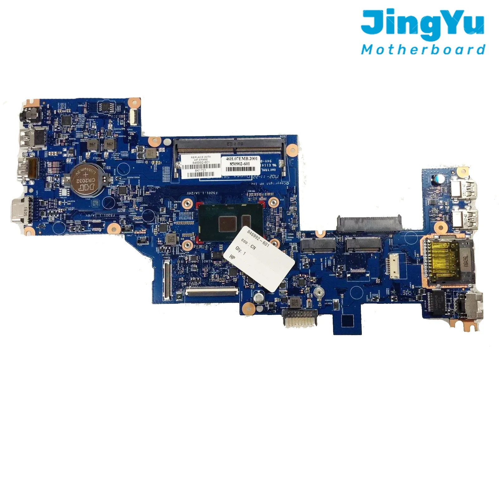 Placa base para ordenador portátil HP ProBook 11 G2 ProBook 11 EE G2 15249-2, 846992-601, Celeron 3855U CPU UMA