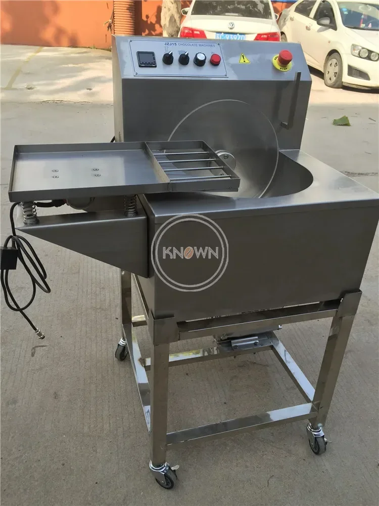 Tabletop Vibration Table Chocolate Tempering Machine  8kg/batch Small Mould Chocolate Molding Melting Machine