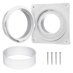 Dryer Vent Adapter Dryer Duct Wall Plate Hose Extension Connector Vent Adapter Quick Connect & Disconnect For Wall Exhaust Vent