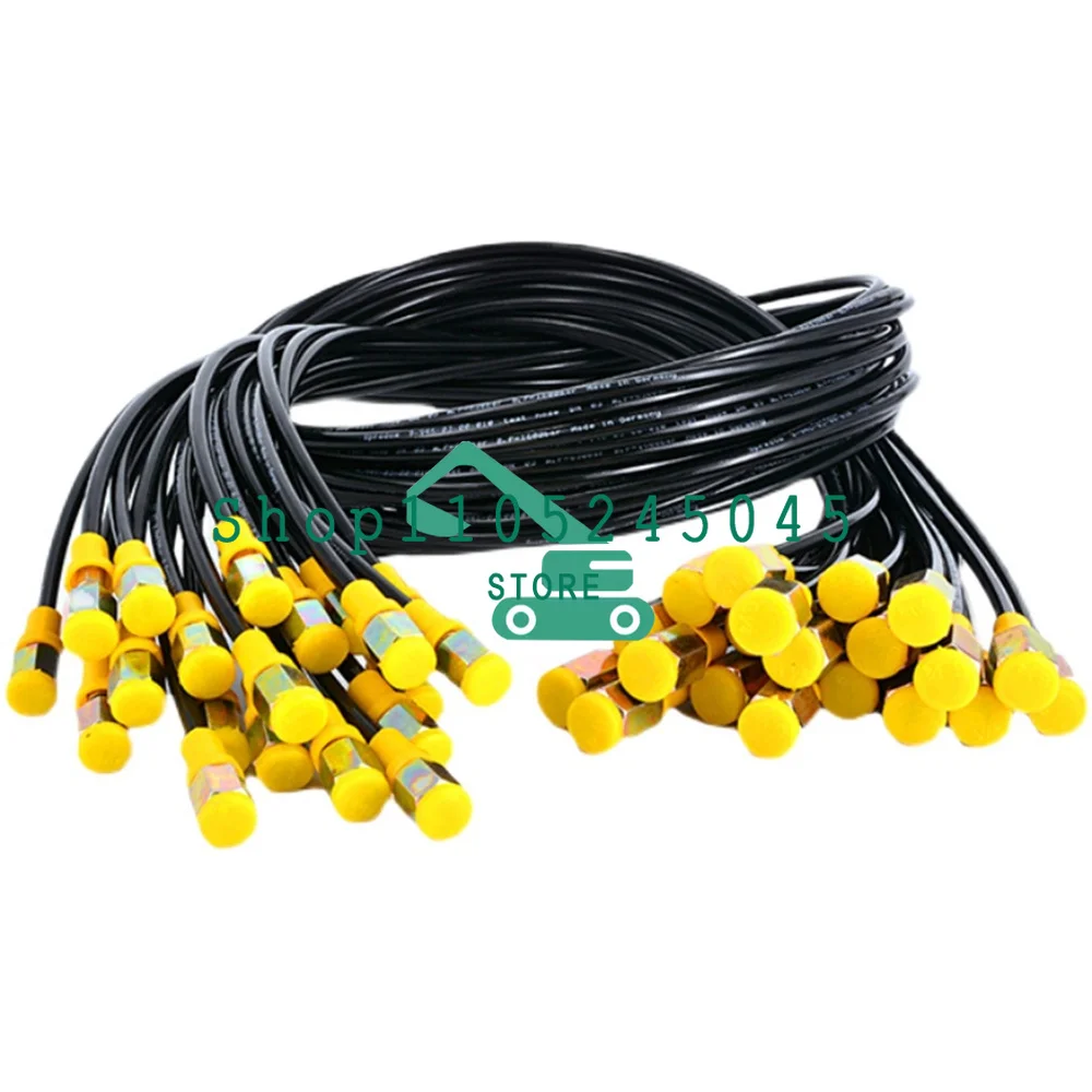 Hydraulic System Test Tubing Pressure Gauge Line High Pressure Hose 63Mpa 630BAR Pressure Connector Excavator Parts