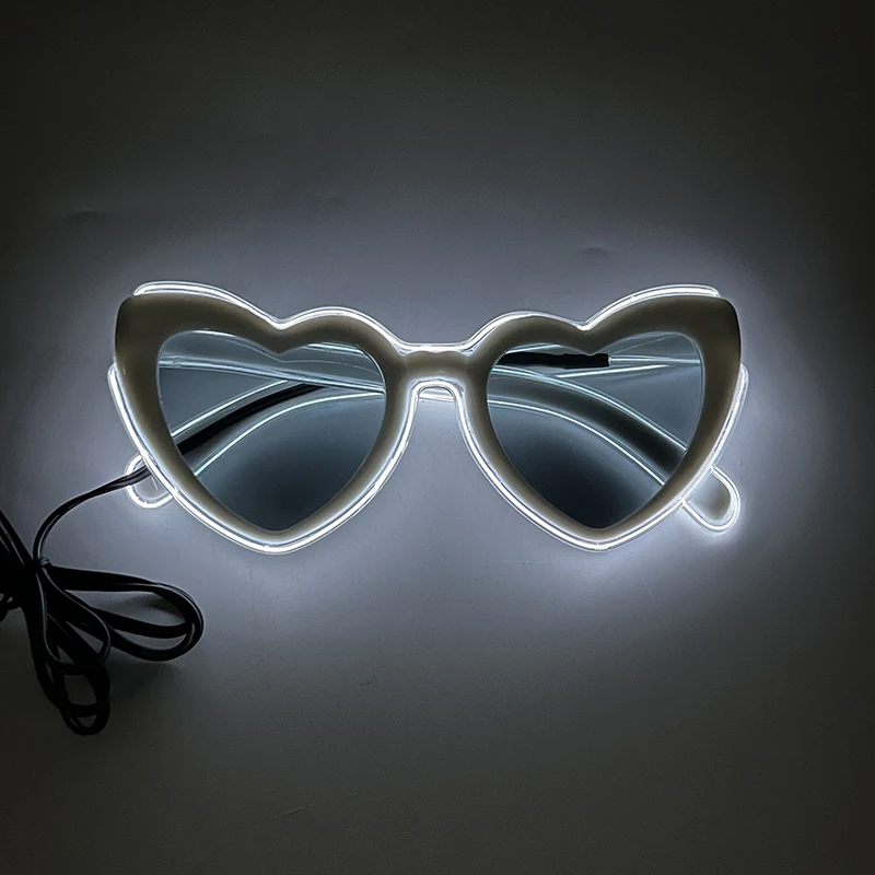 LED-Brille, nur verheiratet, Hochzeit, Braut, Überraschungsgeschenk, Paar-Brille, Souvenirs, leuchtende Herz-Brille, verheiratete Sonnenbrille – Detail 19