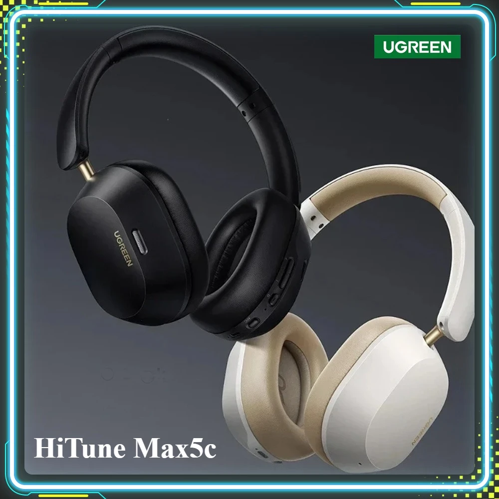 

UGREEN HiTune Max5c Headphones Cancellation Hi-res Outdoor Active Noise Headset Wireless Custom Earphone PC E-Sports Accessory