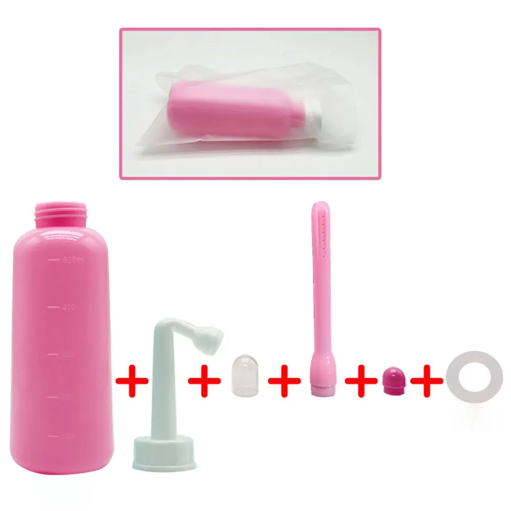 2IN1 Portable Bidet Handheld Bidet Sprayer Feminine Hygiene Clean Bottle for Postpartum Care Perineal Personal Cleaning