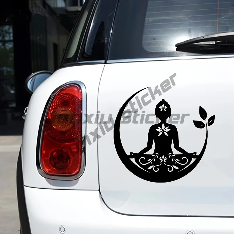 

Buddha Chakra Peace Love Good Vibes Decals, Car Waterproof Removable Vinyl Sticker, Mandala Decal, Laptop Decor