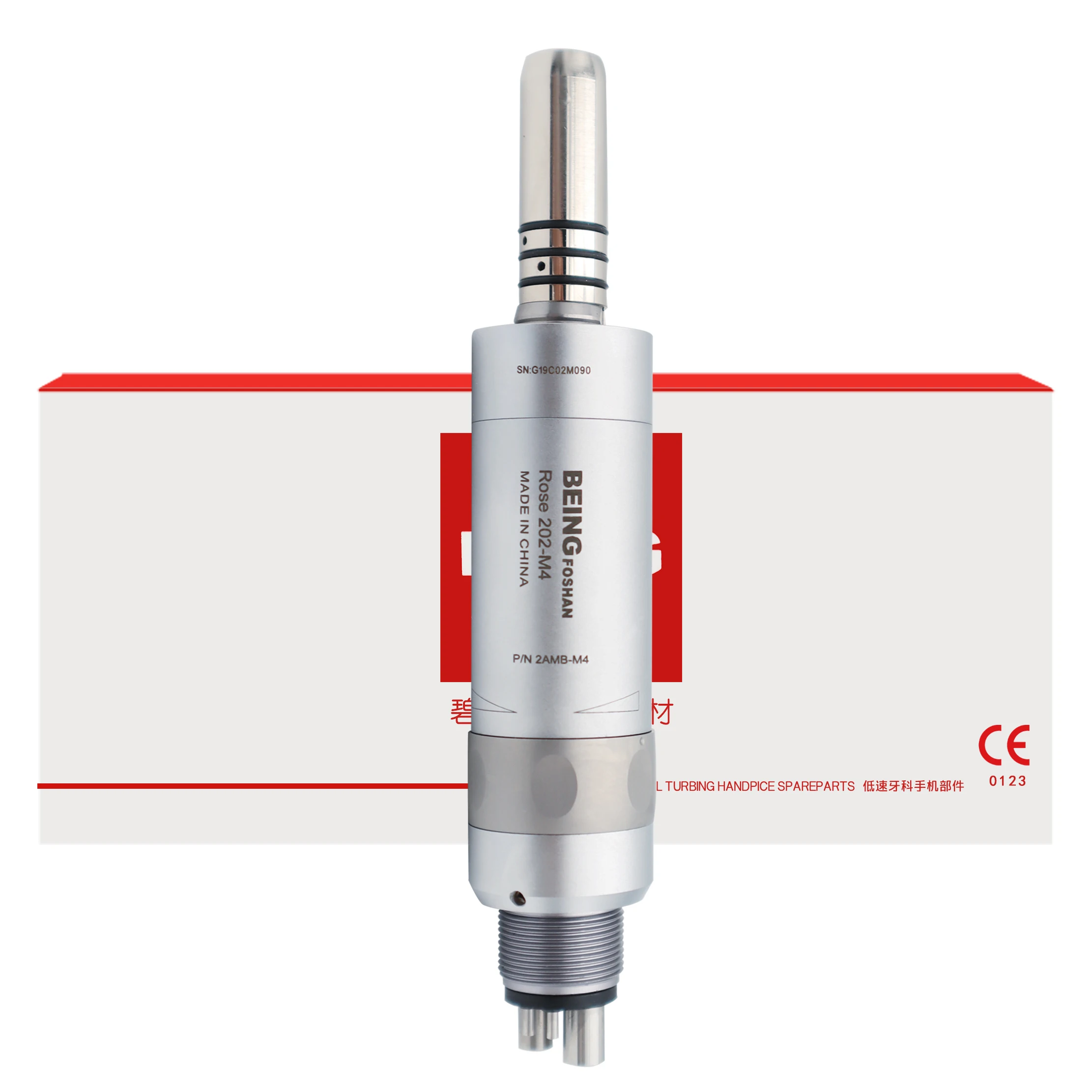 China Foshan Supplier Being Turbine Dental Low-Speed Handpiece 1: 1 LED Fiber Optical Rotor with Internal Cooling System