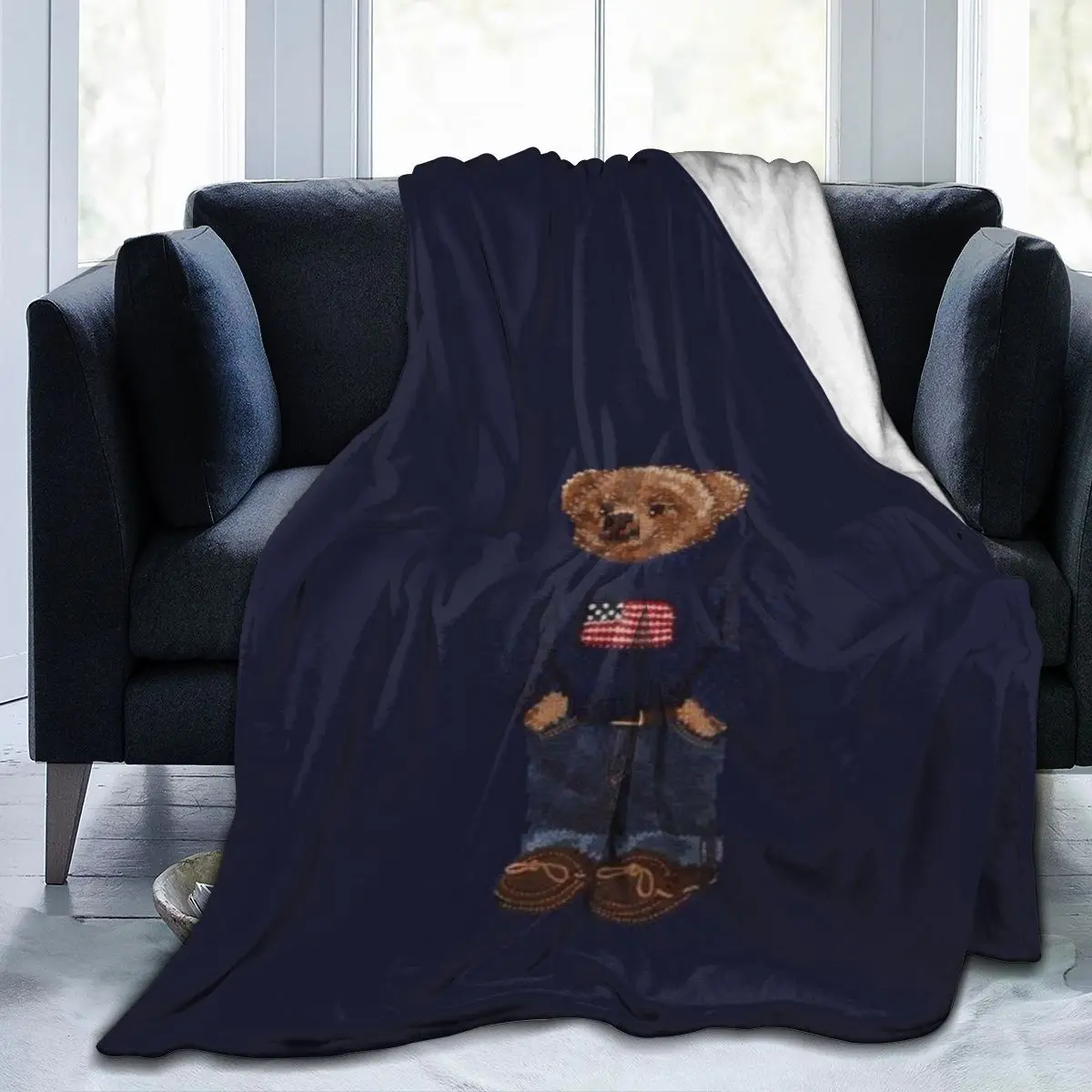 Ralph Bear An Ultra-Soft Micro Fleece Blanket