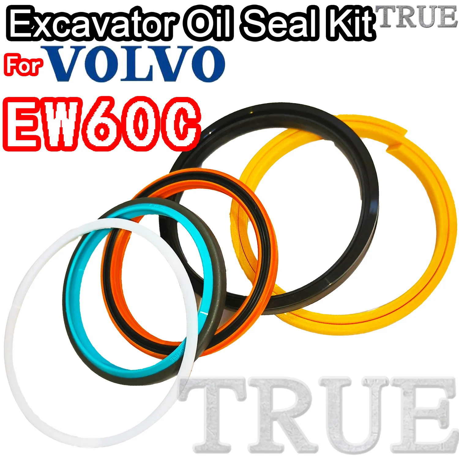 

For EW60C VOLVO Oil Seal Excavator Repair Kit BOOM ARM Bucket Hydraulic Pump Digger Clamshell Shovel Adjust Swing Gear Gasket