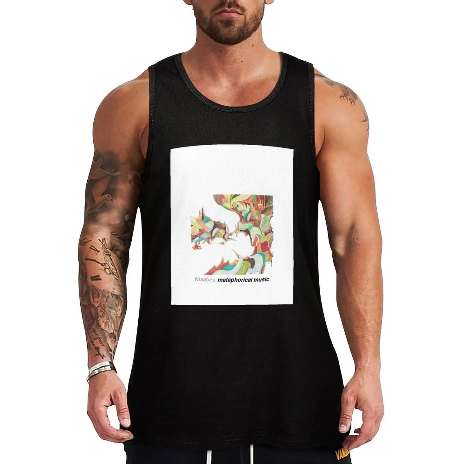 nujabes japan Tank Top vest men Men's sports t-shirt