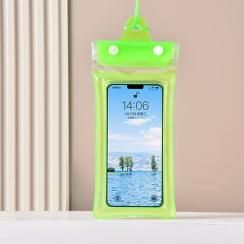 Capa de telefone à prova d'água para natação, bolsa protetora universal subaquática para iphone samsung abaixo de 6.7