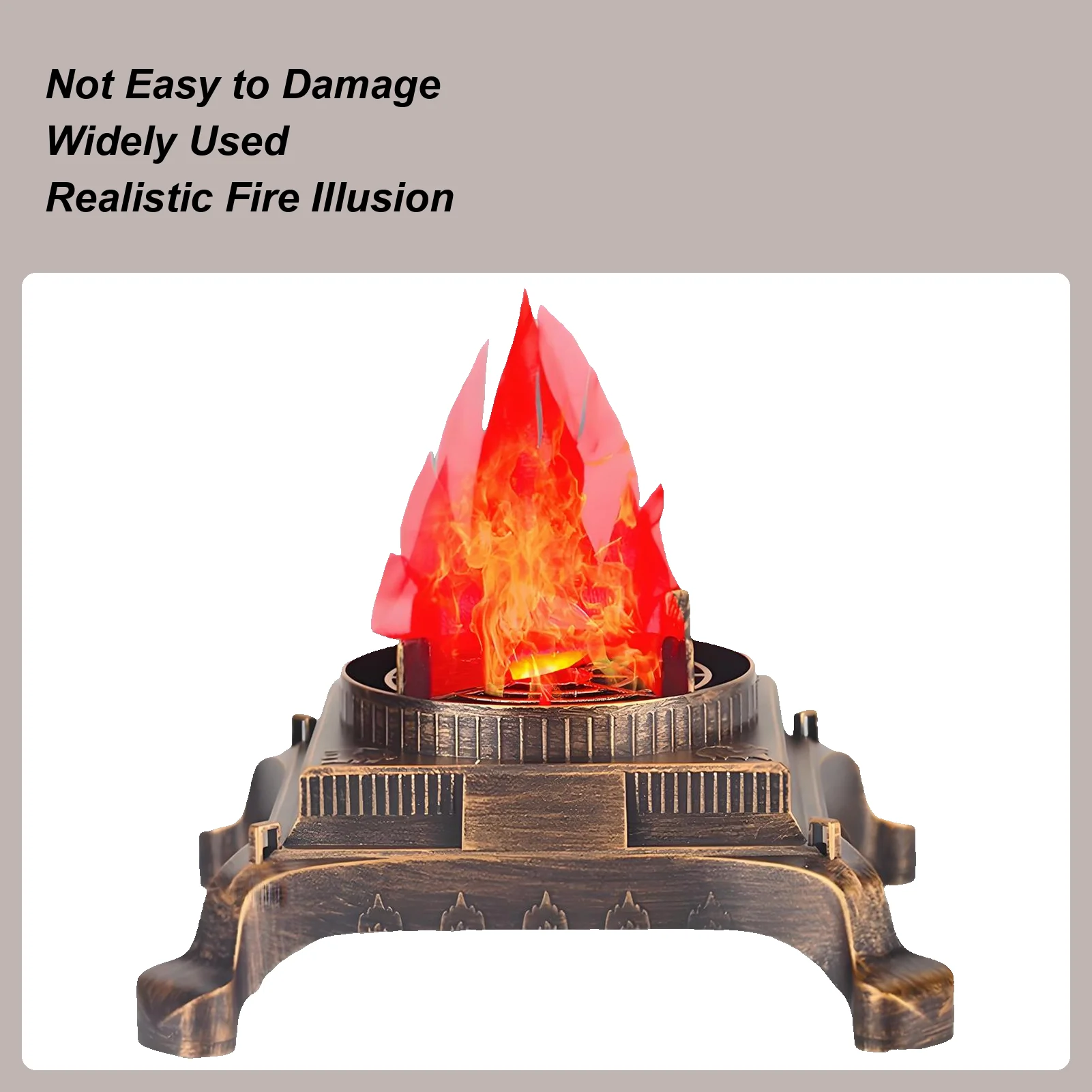 

Fake Fire Electric Realistic Fire Decorations Halloween Lights for Kids Bedrooms Outdoors Lawn Holiday Night Indoor Thanksgiving