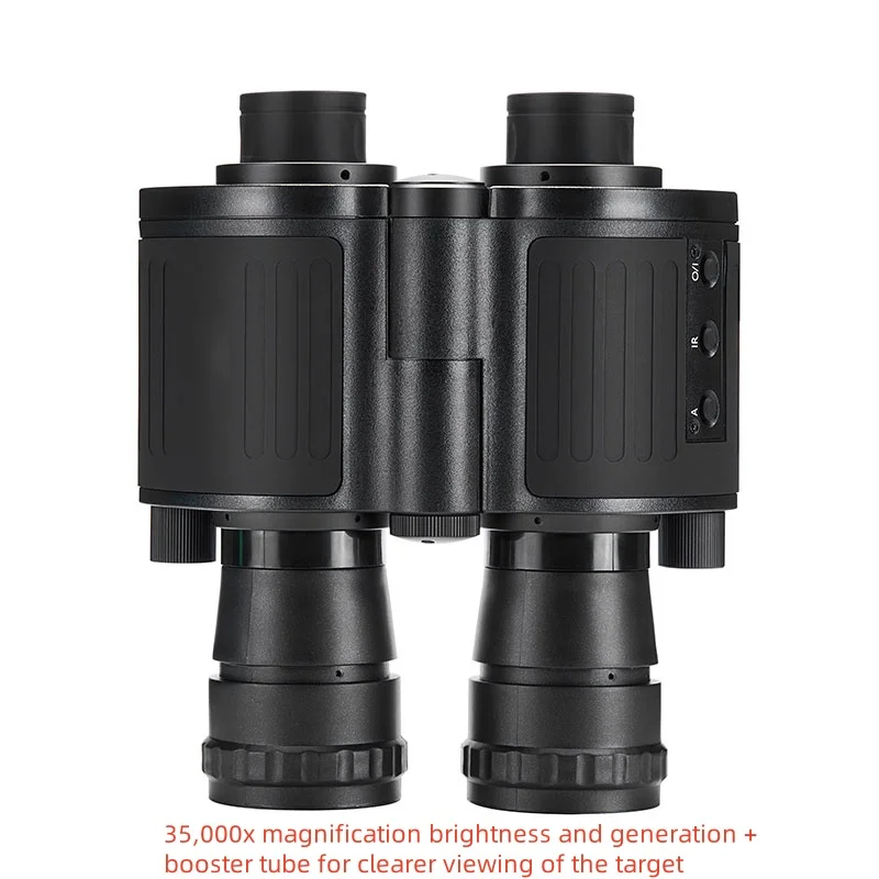 5X Dual Tube Night Vision Glasses Magnifying Night Vision Device for Wildlife Observation