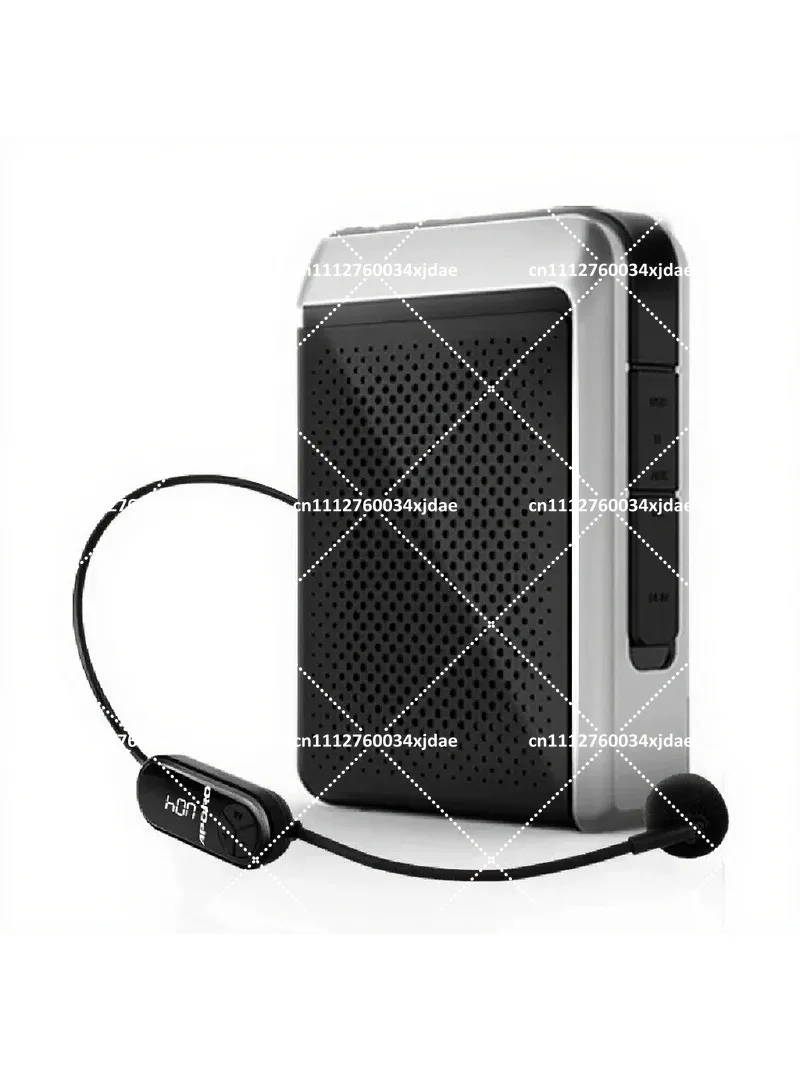 Portable 30W Bluetooth Megaphone with FM Radio, UHF Wireless Mic, Voice Amplifier for Outdoor Events