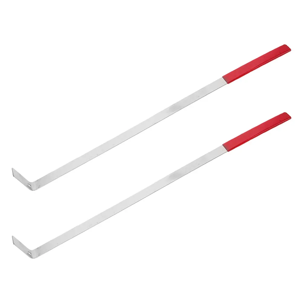 

2pcs Shelf Tools Shelf Space Planning Ruler Stainless Steel Display Ruler Supermarket Sorting Management Storage Rack Organizer
